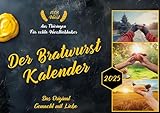 Der Bratwurst Kalender 2025 - DIN A3 - Wandkalender zur Bratwurst - Hängekalender für Bratwurstliebhaber und Roster-Fans - Original Bratwurstkalender aus Thüringen