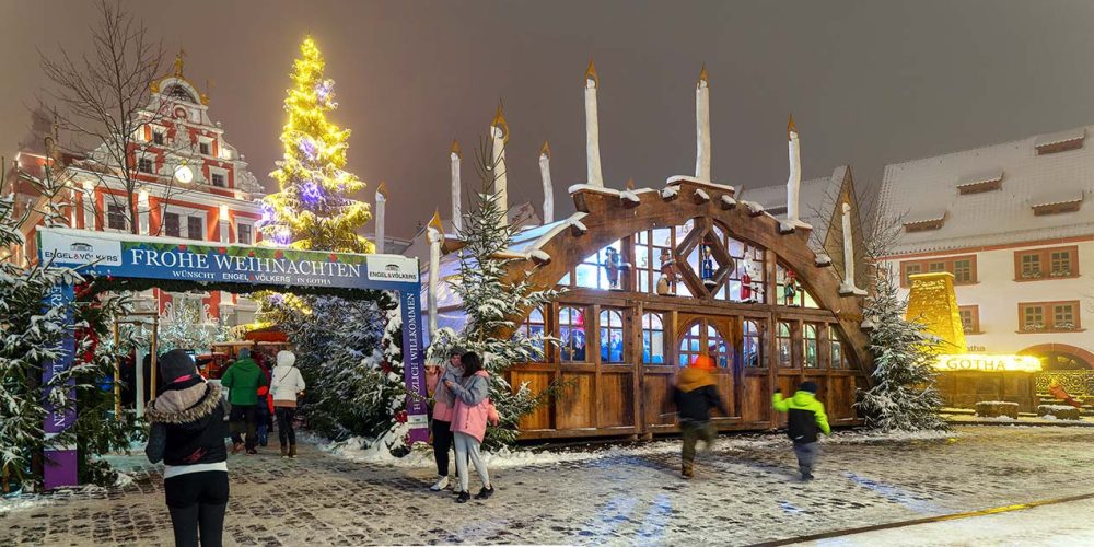 Weihnachtsmarkt in Gotha Thüringer Impressionen