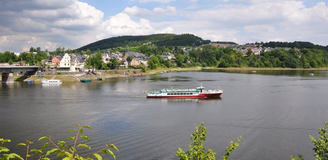 Bleilochtalsperre in Thüringen