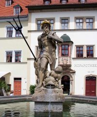 Der Marktplatz in Weimar